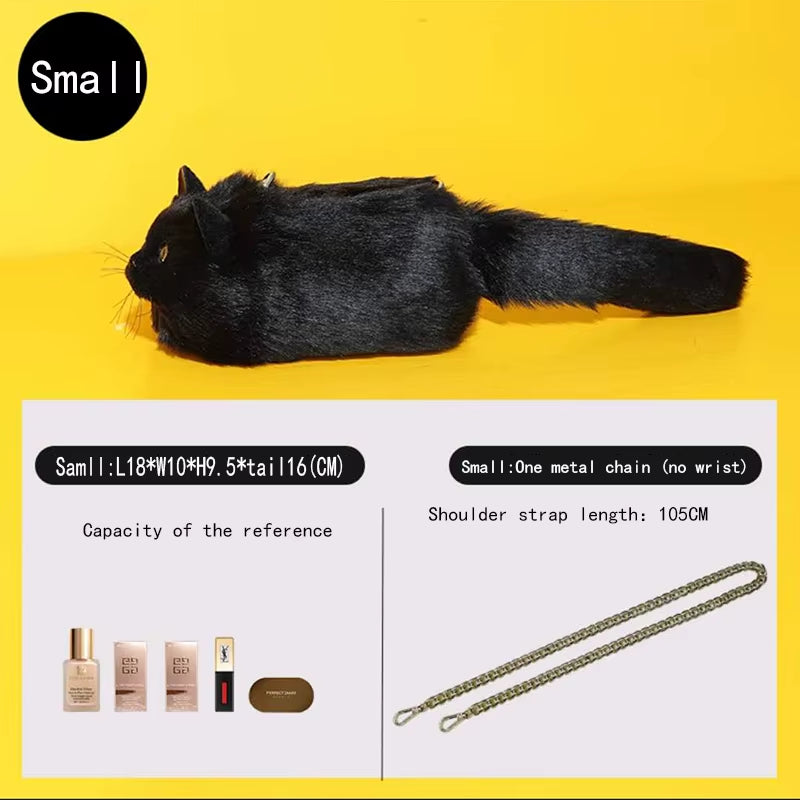 Chic and Adorable Luxury Women's Cat Tote Bag: The Perfect Shopper and Crossbody Clutch for Every Occasion